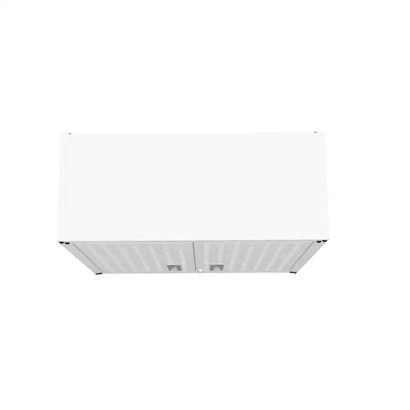Manhattan Comfort Fortress Set of 2 Floating Garage Cabinets White