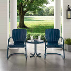 Set da esterno Ridgeland da 3 pezzi - Blu navy - Crosley