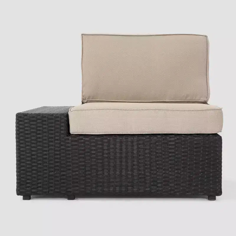 Set di divani da patio in vimini Santa Cruz, 6 pezzi - marrone - Christopher Knight Home