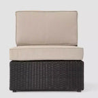 Set di divani da patio in vimini Santa Cruz, 6 pezzi - marrone - Christopher Knight Home