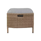 Ensemble de salon Kokoli 5 pièces - marron - Alaterre Furniture : mobilier de patio extérieur avec coussins, sans assemblage requis