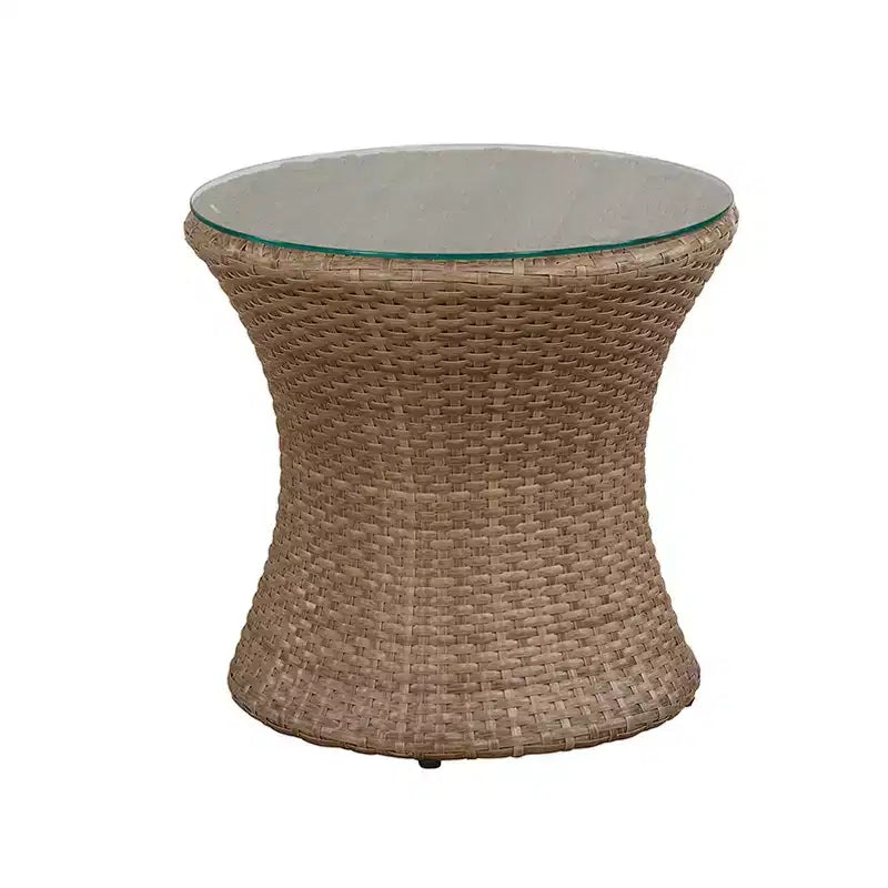 Ensemble de salon Kokoli 5 pièces - marron - Alaterre Furniture : mobilier de patio extérieur avec coussins, sans assemblage requis