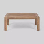 Ensemble 2 pièces Genser pour terrasse, comprenant une causeuse en bois et une table basse, marron - Christopher Knight Home : ensemble de sièges d’extérieur en acacia avec coussins