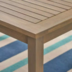 Peyton – Ensemble de sièges en bois d’acacia de 4 pièces gris/gris foncé – Christopher Knight Home : mobilier de conversation extérieur avec coussins résistants aux intempéries
