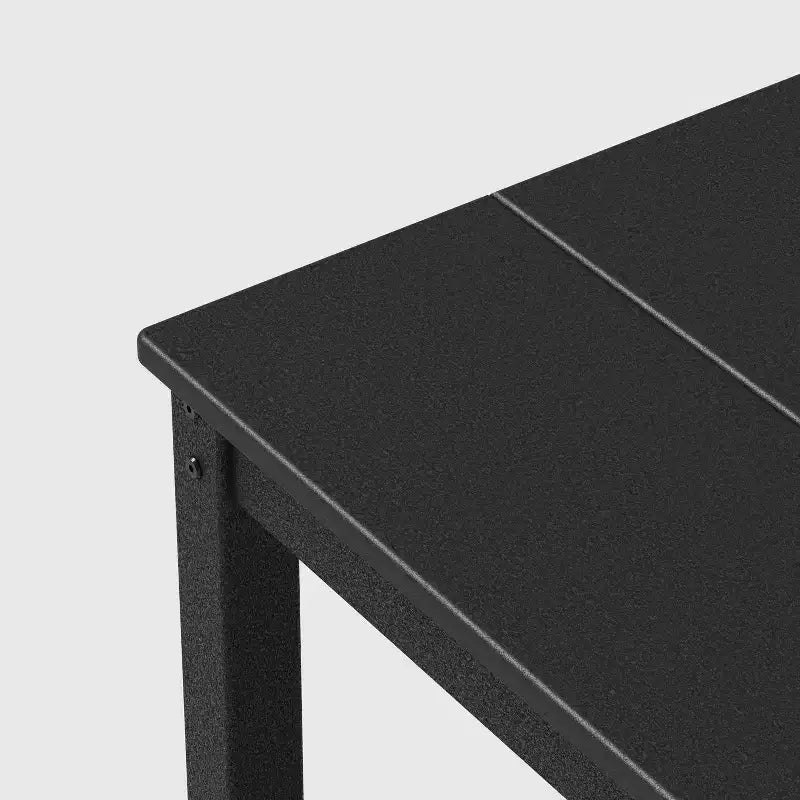Set di sedute da bancone per balcone e patio POLYWOOD Moore, 3 pezzi, nero
