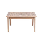 Linon 4-teiliges Melita-Akazienholz-Ecksofa- und Couchtisch-Set, Beige