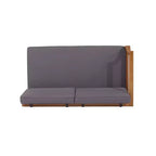 Ensemble modulable Aston 5 pièces en bois d’acacia, style moderne du milieu du siècle, avec fauteuil club, teck/gris foncé – Christopher Knight Home