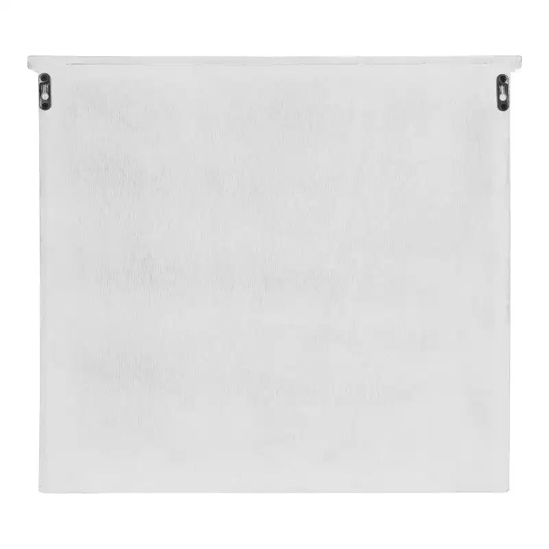 21" x 6" x 20" Hutchins Decorative Rustic Wood Wall Cabinet White - Kate & Laurel All Things Decor: Magnetic Glass Doors, Storage