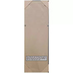 19" x 53" Non-Beveled Craftsman White Wood on The Door Mirror - Amanti Art