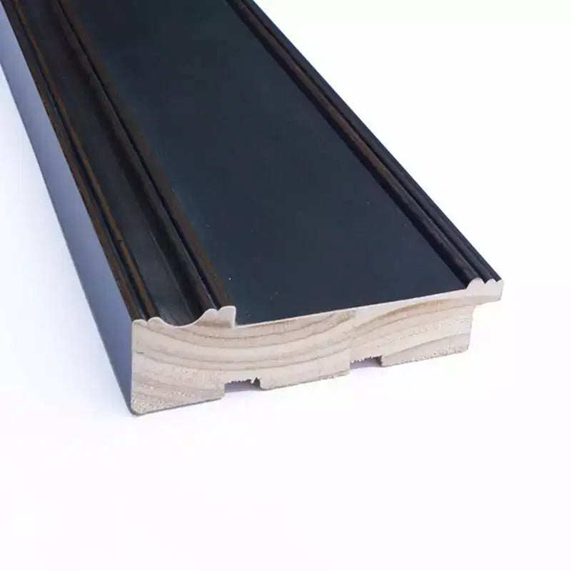 46" x 35" nem fazettázott Mezzanine fa fürdőszobai fali tükör eszpresszóbarnában – Amanti Art: a felszereléshez szükséges kellékekkel