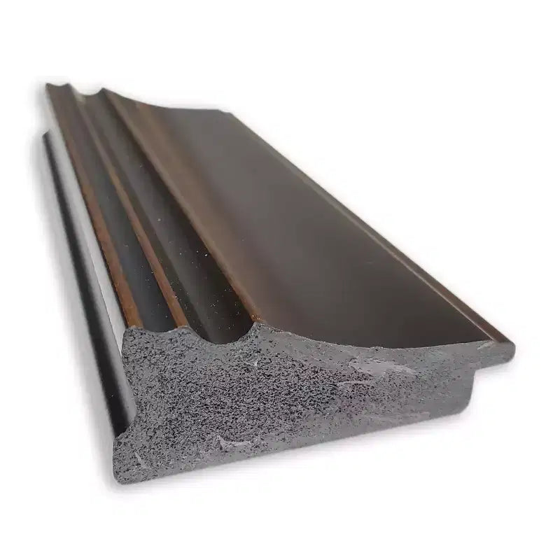83,82 cm x 68,58 cm-es, fazetta nélküli Trio olajdörzsölt bronz fürdőszobai falitükör – Amanti Art: rögzítőelemekkel, téglalap alakú