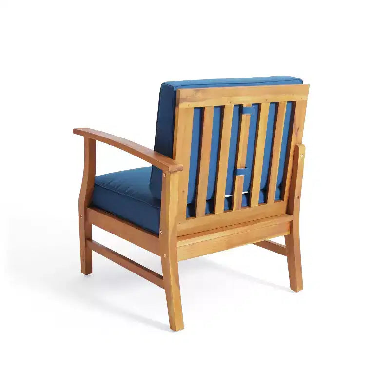 GDFStudio Abena 8-zits U-vormige loungeset voor buiten van acaciahout, inclusief kussens