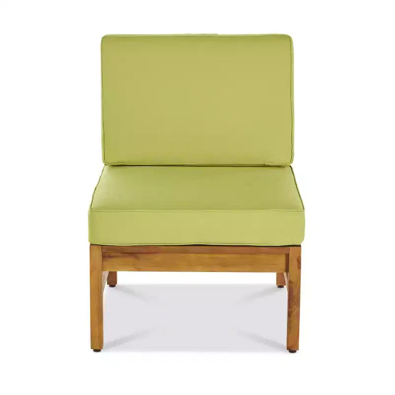 GDFStudio Abena 8-zits U-vormige loungeset voor buiten van acaciahout, inclusief kussens