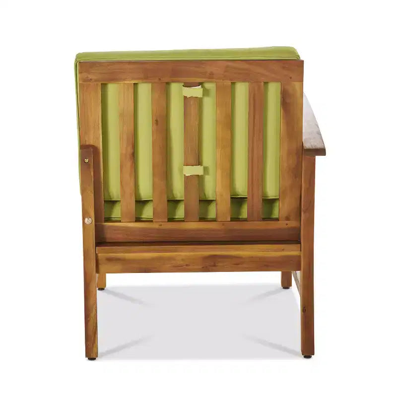GDFStudio Abena 8-zits U-vormige loungeset voor buiten van acaciahout, inclusief kussens