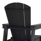 WestinTrends Malibu 5-delige HDPE-buiteneetset voor kinderen met vierkante tuintafel en stoelen