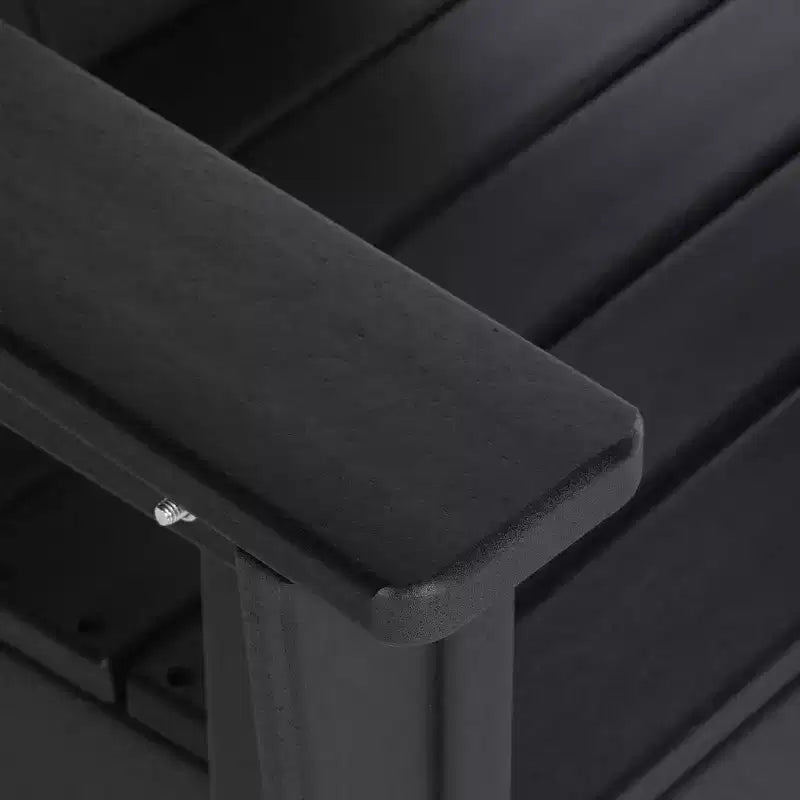 WestinTrends Malibu 5-delige HDPE-buiteneetset voor kinderen met vierkante tuintafel en stoelen