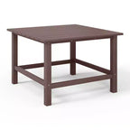 WestinTrends Malibu 5-delige HDPE-buiteneetset voor kinderen met vierkante tuintafel en stoelen