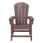 WestinTrends Malibu 5-delige HDPE-buiteneetset voor kinderen met vierkante tuintafel en stoelen