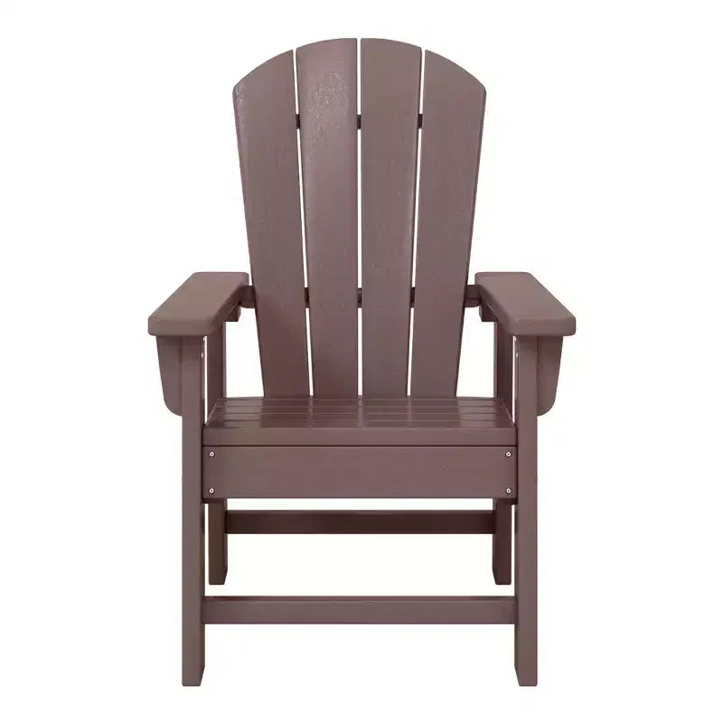 WestinTrends Malibu 5-delige HDPE-buiteneetset voor kinderen met vierkante tuintafel en stoelen