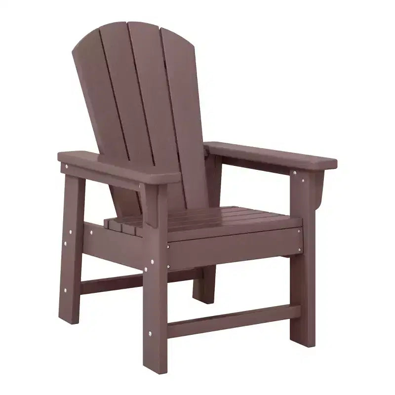 WestinTrends Malibu 5-delige HDPE-buiteneetset voor kinderen met vierkante tuintafel en stoelen