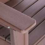 WestinTrends Malibu 5-delige HDPE-buiteneetset voor kinderen met vierkante tuintafel en stoelen