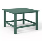 WestinTrends Malibu 5-delige HDPE-buiteneetset voor kinderen met vierkante tuintafel en stoelen