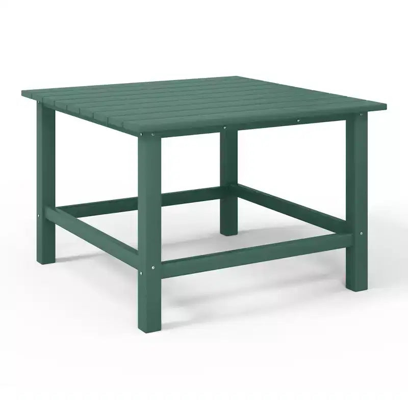 WestinTrends Malibu 5-delige HDPE-buiteneetset voor kinderen met vierkante tuintafel en stoelen