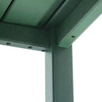 WestinTrends Malibu 5-delige HDPE-buiteneetset voor kinderen met vierkante tuintafel en stoelen