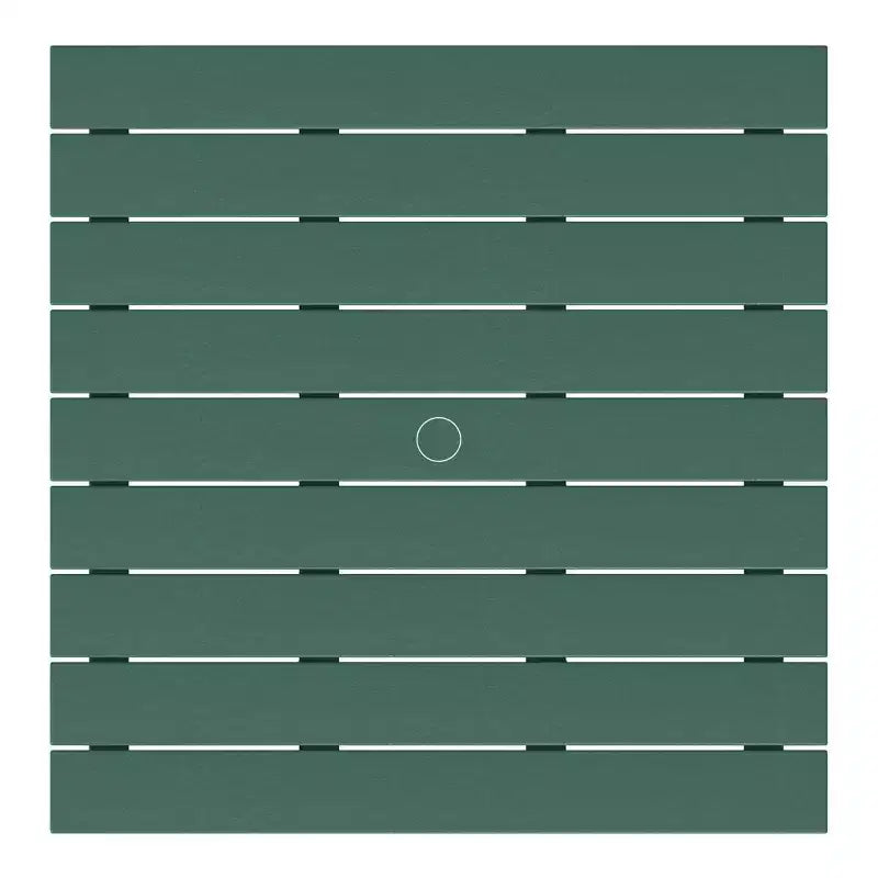 WestinTrends Malibu 5-delige HDPE-buiteneetset voor kinderen met vierkante tuintafel en stoelen