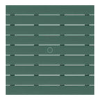 WestinTrends Malibu 5-delige HDPE-buiteneetset voor kinderen met vierkante tuintafel en stoelen