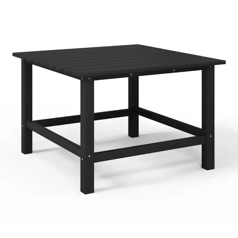 WestinTrends Malibu 5-delige HDPE-buiteneetset voor kinderen met vierkante tuintafel en stoelen
