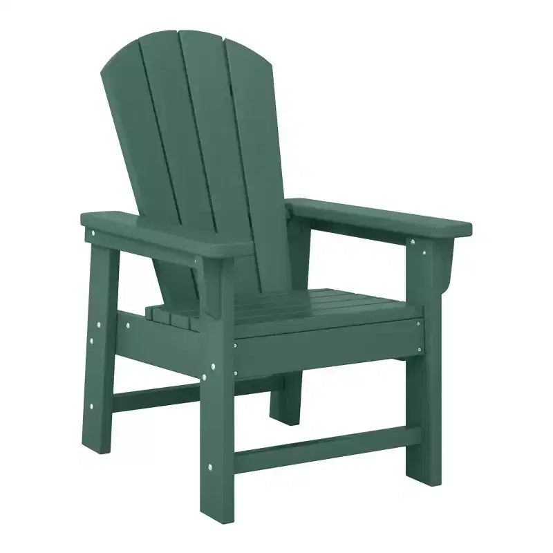WestinTrends Malibu 5-delige HDPE-buiteneetset voor kinderen met vierkante tuintafel en stoelen