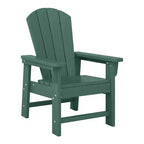 WestinTrends Malibu 5-delige HDPE-buiteneetset voor kinderen met vierkante tuintafel en stoelen