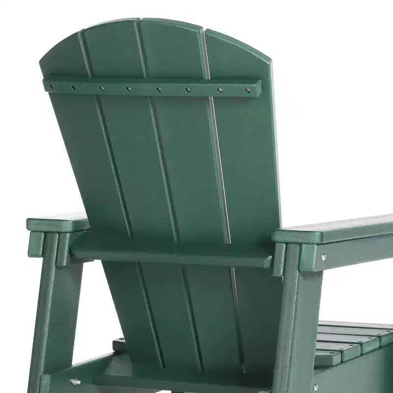 WestinTrends Malibu 5-delige HDPE-buiteneetset voor kinderen met vierkante tuintafel en stoelen