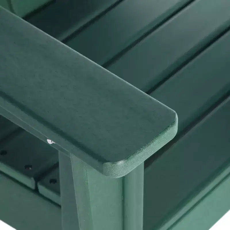 WestinTrends Malibu 5-delige HDPE-buiteneetset voor kinderen met vierkante tuintafel en stoelen