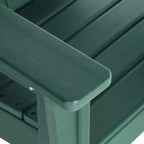 WestinTrends Malibu 5-delige HDPE-buiteneetset voor kinderen met vierkante tuintafel en stoelen