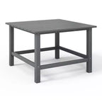 WestinTrends Malibu 5-delige HDPE-buiteneetset voor kinderen met vierkante tuintafel en stoelen