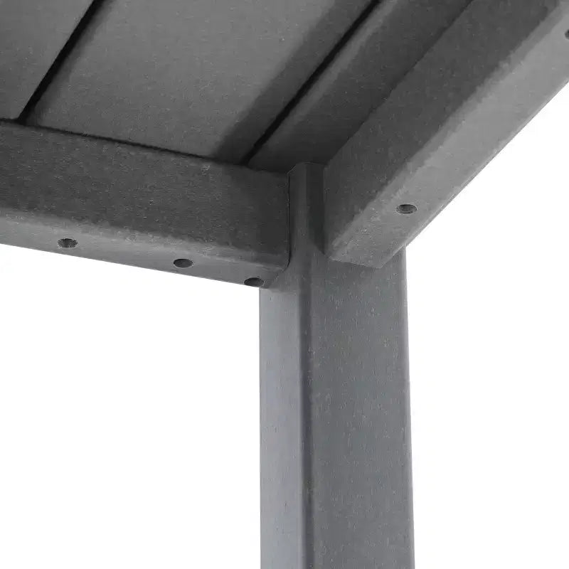 WestinTrends Malibu 5-delige HDPE-buiteneetset voor kinderen met vierkante tuintafel en stoelen