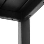 WestinTrends Malibu 5-delige HDPE-buiteneetset voor kinderen met vierkante tuintafel en stoelen