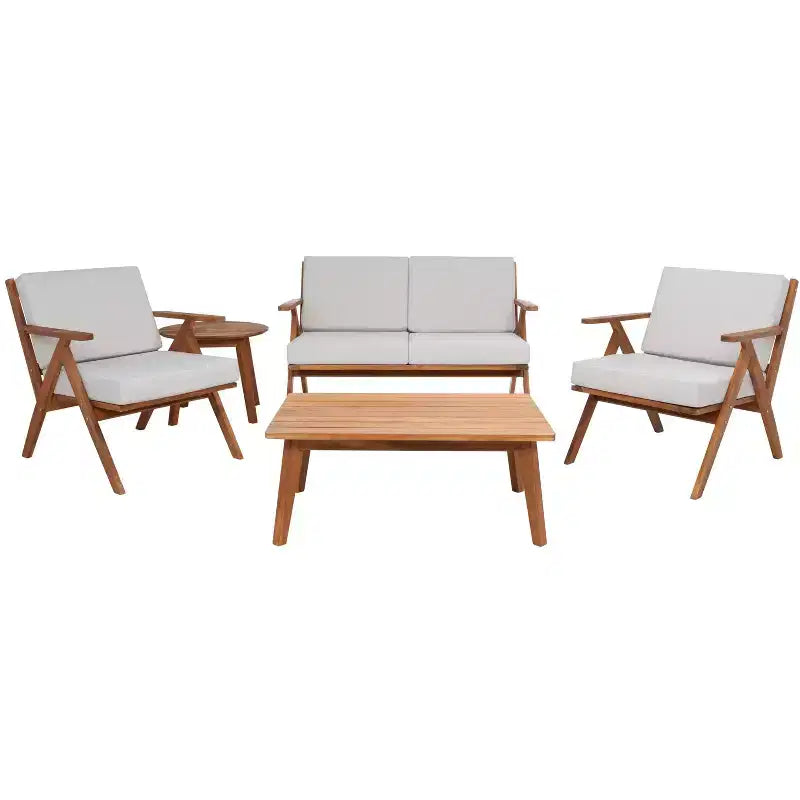 Set da soggiorno Dryad da 5 pezzi - interno/esterno - PAT7306 - Safavieh