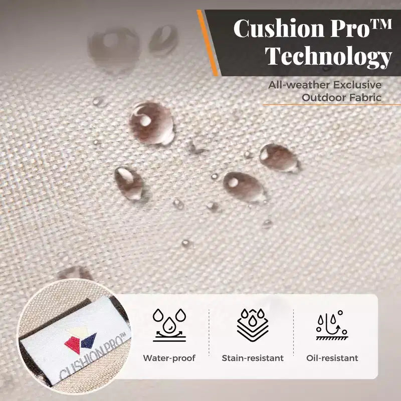 Captiva Designs 7-delige metalen terrasset voor tuin, veranda en achtertuin, met schommelstoelen