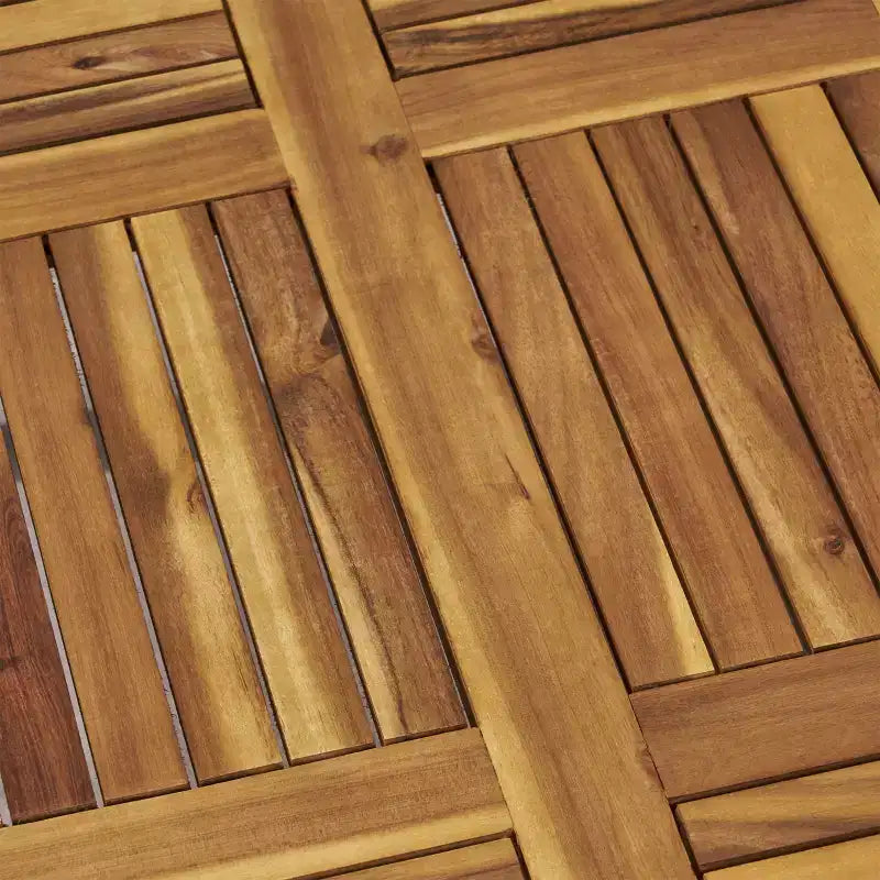Juego de sofá para 3 personas y mesa de centro de exterior Christopher Knight Home Sewell, de madera de acacia y mimbre