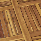 Juego de sofá para 3 personas y mesa de centro de exterior Christopher Knight Home Sewell, de madera de acacia y mimbre