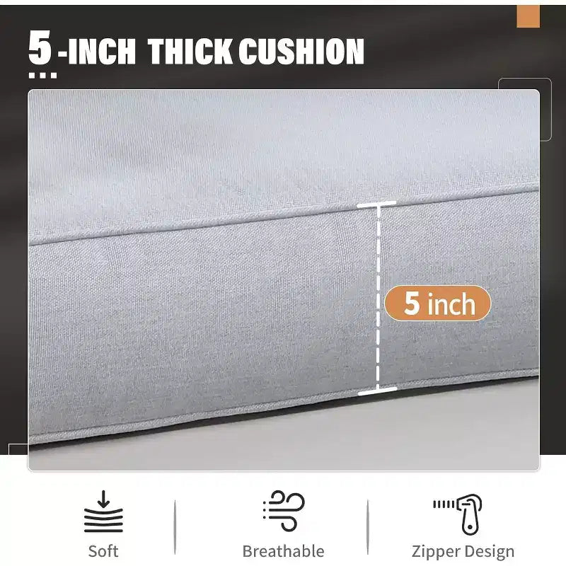 Heynemo aluminium tuinmeubelset met vuurtafel, 4-delige metalen tuinmeubelset voor buiten met kussens voor de achtertuin