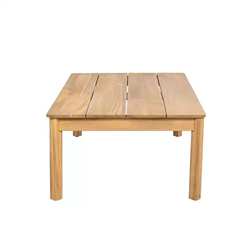 Conjunto de asientos de dos plazas y mesa de centro de madera de acacia con tejido de cuerda para patio Gilda de Christopher Knight Home