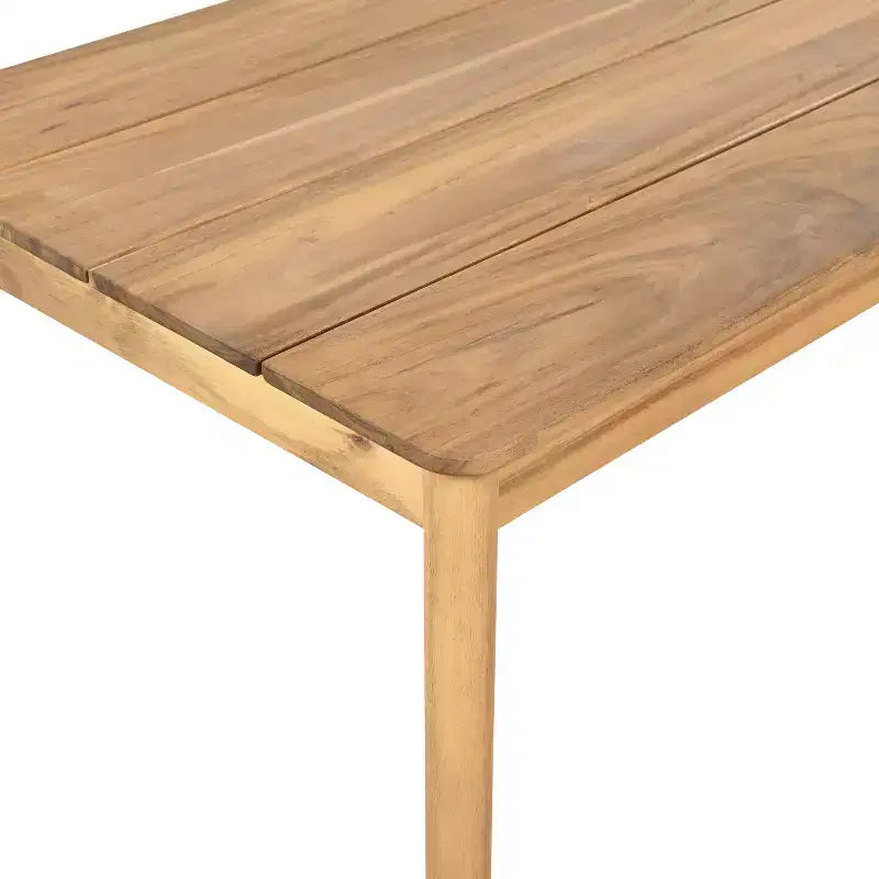 Conjunto de asientos de dos plazas y mesa de centro de madera de acacia con tejido de cuerda para patio Gilda de Christopher Knight Home