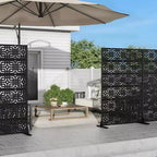 72" H x 47" W Metal Privacy Screen Panel for Outdoor Use