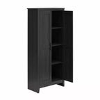 Farmhouse Storage Cabinet with 4 Shelves and 2 Shaker Style Doors