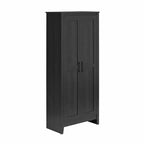 Farmhouse Storage Cabinet with 4 Shelves and 2 Shaker Style Doors