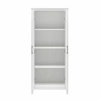 Farmhouse Storage Cabinet with 4 Shelves and 2 Shaker Style Doors